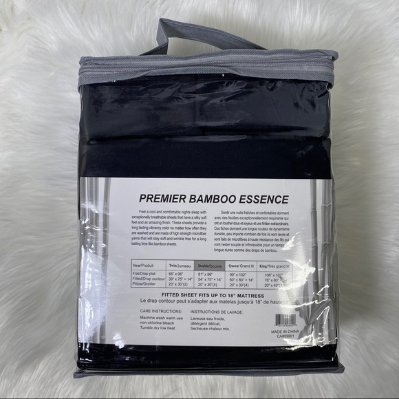 ⭐️SEE NEW LISTING⭐️Full 6pc Black Bedsheets - Picture 4 of 5